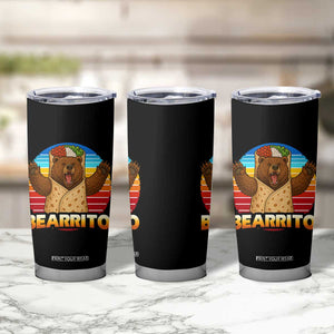 Burrito Lover Gift Tumbler Cup Funny Bearrito TS12 Print Your Wear