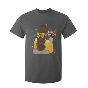 Caution I Have No Filter T Shirt For Kid Funny Sarcasm Gift TS12 Dark Heather Print Your Wear