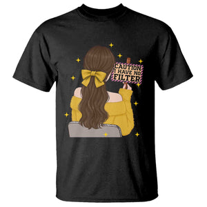 Caution I Have No Filter T Shirt Funny Sarcasm Gift TS12 Black Print Your Wear