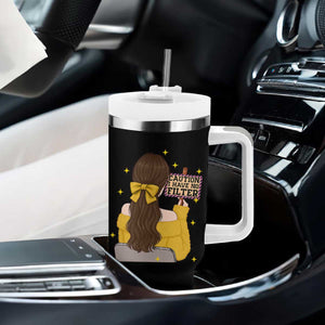 Caution I Have No Filter Tumbler With Handle Funny Sarcasm Gift TS12 Print Your Wear