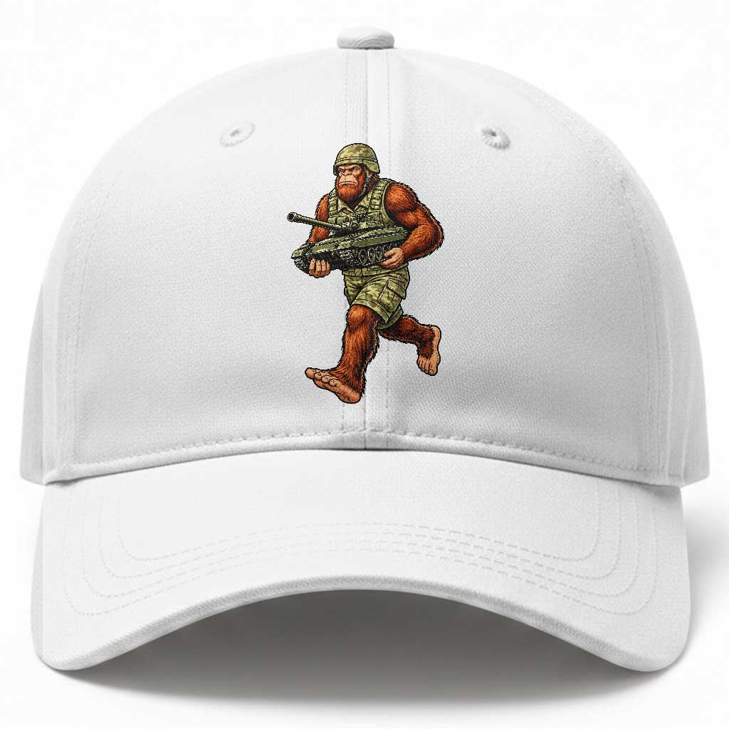 Funny Bigfoot Military Baseball Cap Tactical Gift For Cryptid Army
