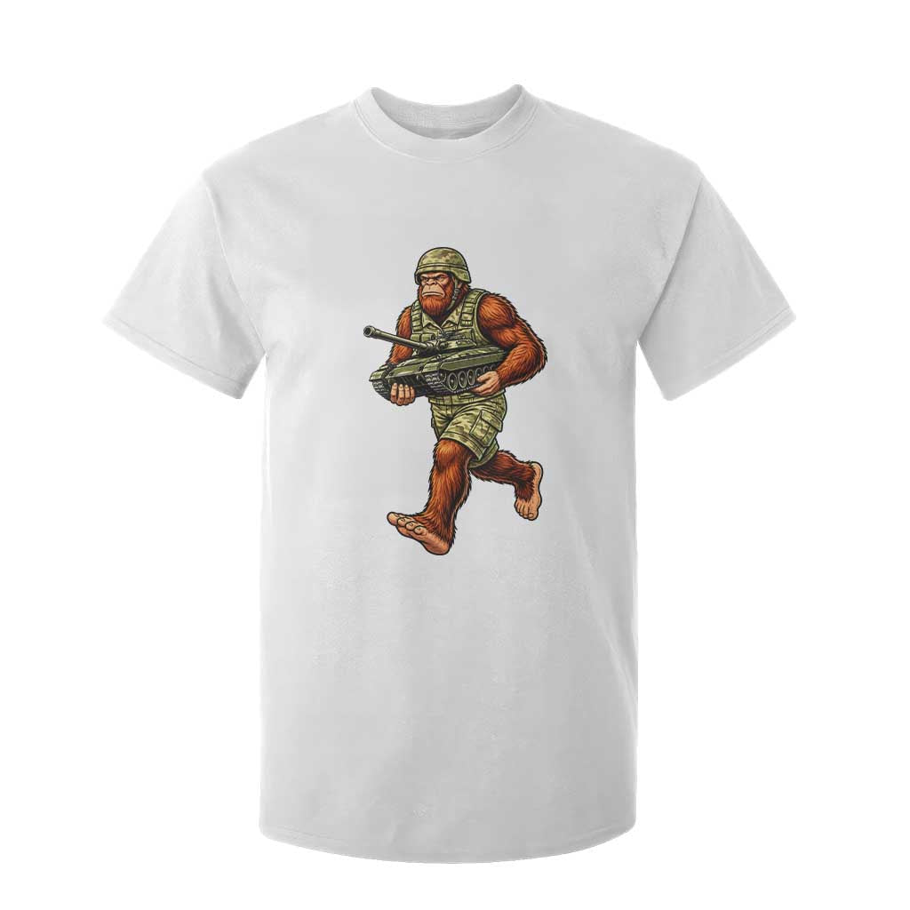 Funny Bigfoot Military T Shirt For Kid Tactical Gift For Cryptid Army