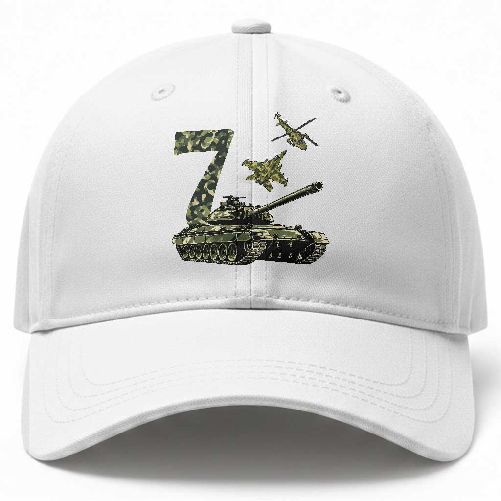 Cute Little Soldier 7th Birthday Baseball Cap Camo Tank Tiny Trooper Party
