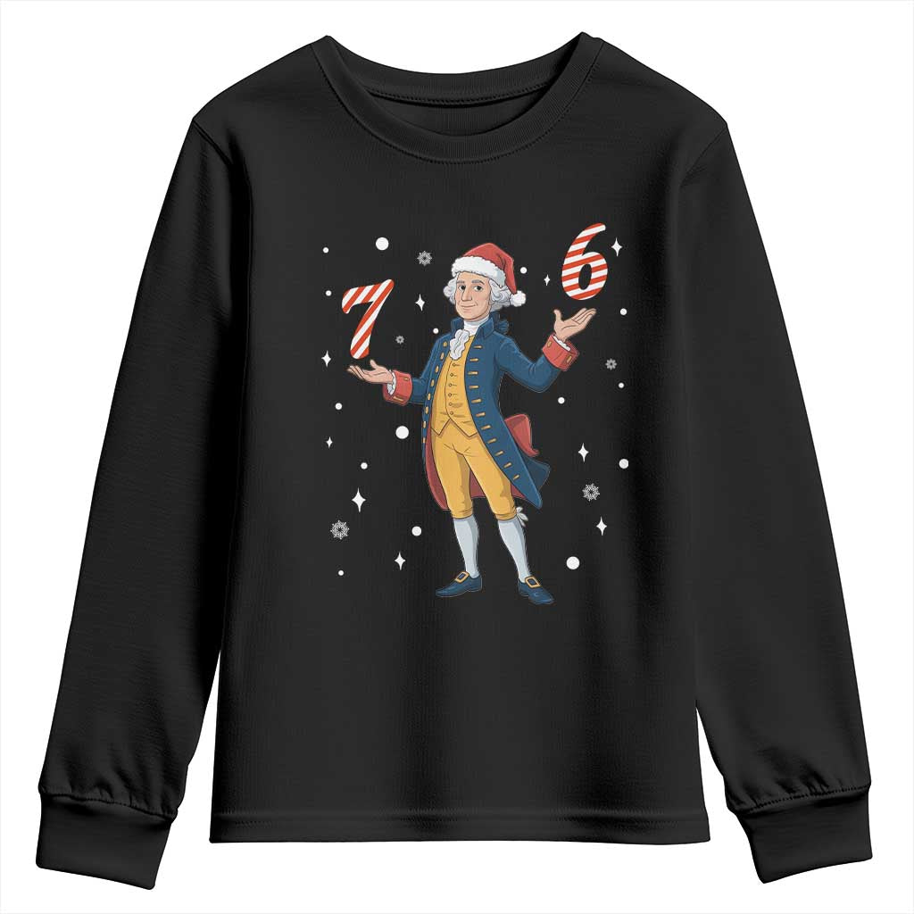 George Washington 67 Meme Youth Sweatshirt Funny Christmas Gift TS12 Black Print Your Wear