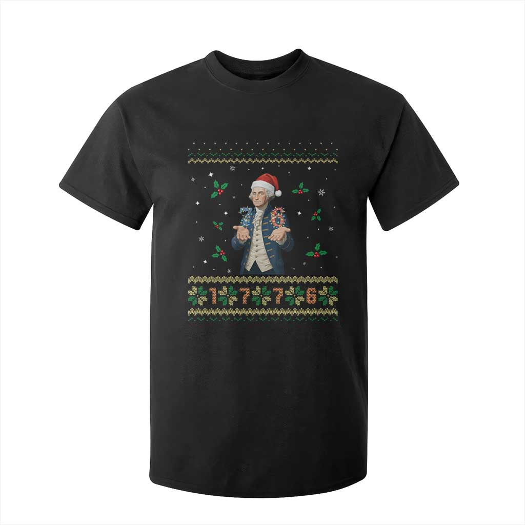 George Washington 67 Meme T Shirt For Kid Funny Christmas Ugly Sweater Gift TS12 Black Print Your Wear