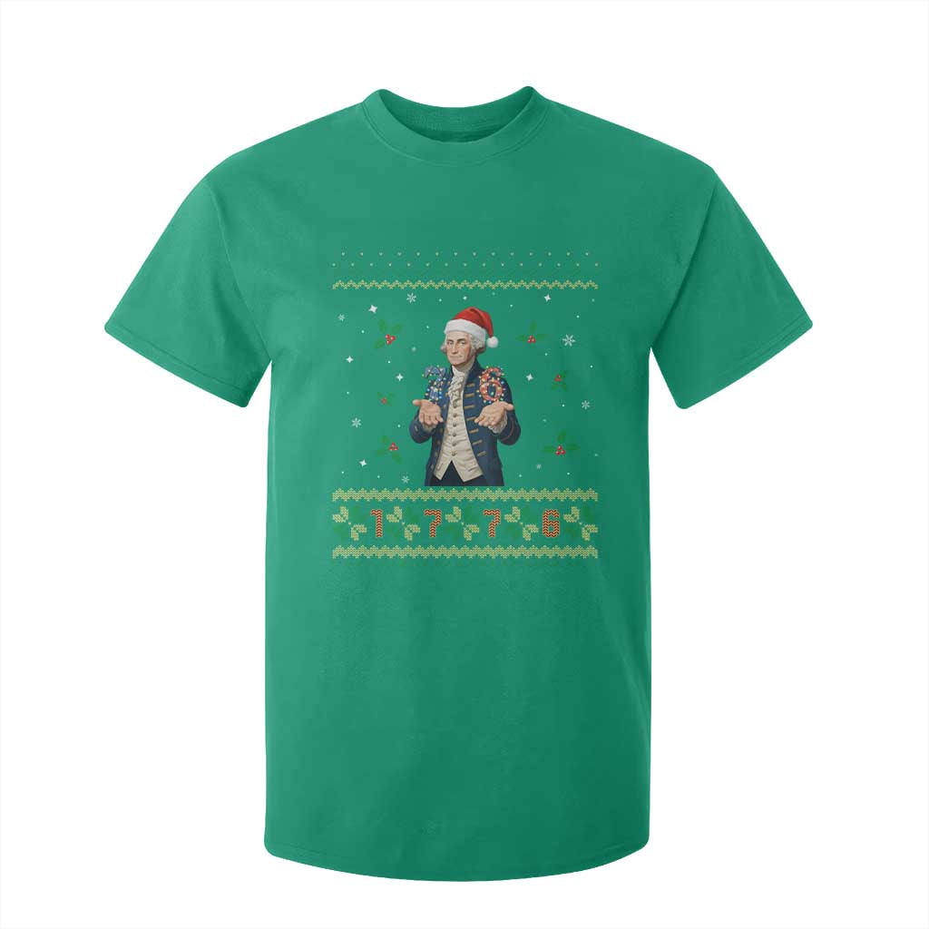 George Washington 67 Meme T Shirt For Kid Funny Christmas Ugly Sweater Gift TS12 Irish Green Print Your Wear