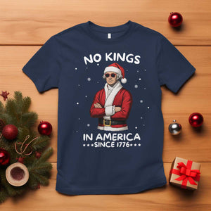 Funny Merry No Kings Since 1776 George Washington T Shirt Christmas Gift TS12 Navy Print Your Wear