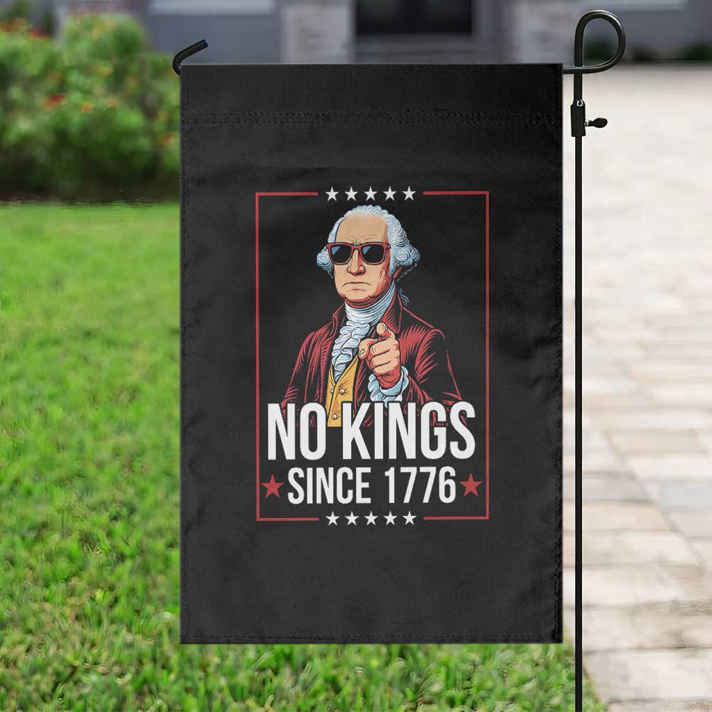 Funny George Washington No Kings 1776 Meme Vintage Gift Garden Flag TS12 Print Your Wear