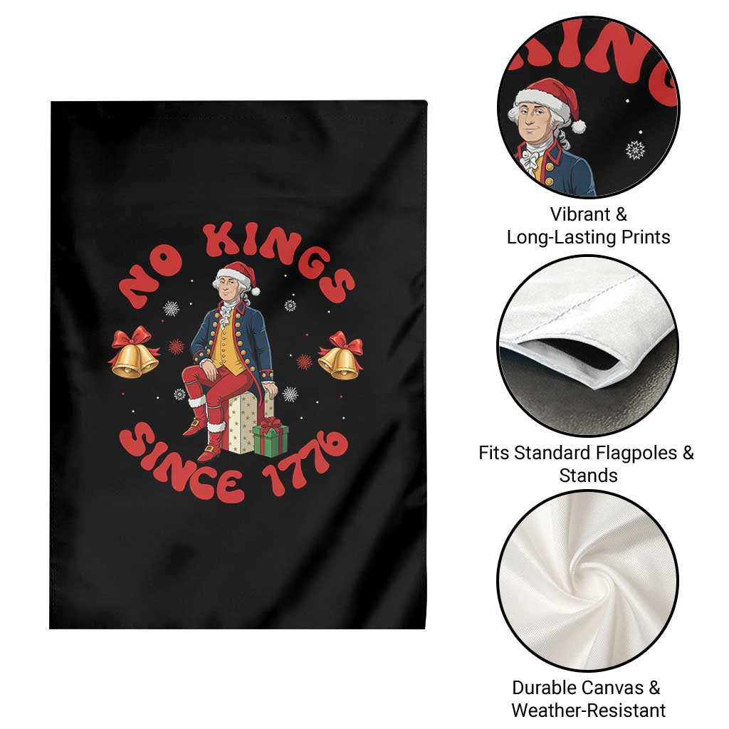 George Washington No Kings Since 1776 Garden Flag Christmas Gift Idea TS12 Print Your Wear