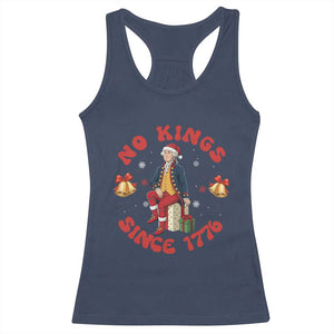 George Washington No Kings Since 1776 Racerback Tank Top Christmas Gift Idea TS12 Navy Print Your Wear