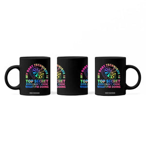 My Dart Technique Is Top Secret Coffee Mug Vintage Tie Dye Dart Lover TS12 Print Your Wear