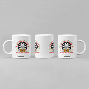 Funny Skeleton Darts Player Beer Lover Coffee Mug That Is Why I Am Here TS12 Print Your Wear