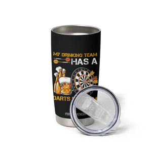 Funny Beer Drinking Darts Problem Tumbler Cup Dart Player Team Gift TS12 Print Your Wear