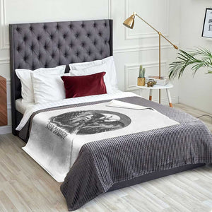 Jersey Devil Playing Dart Throw Blanket Gothic Horror Gift Pine Barrens New Jersey TS12 Print Your Wear