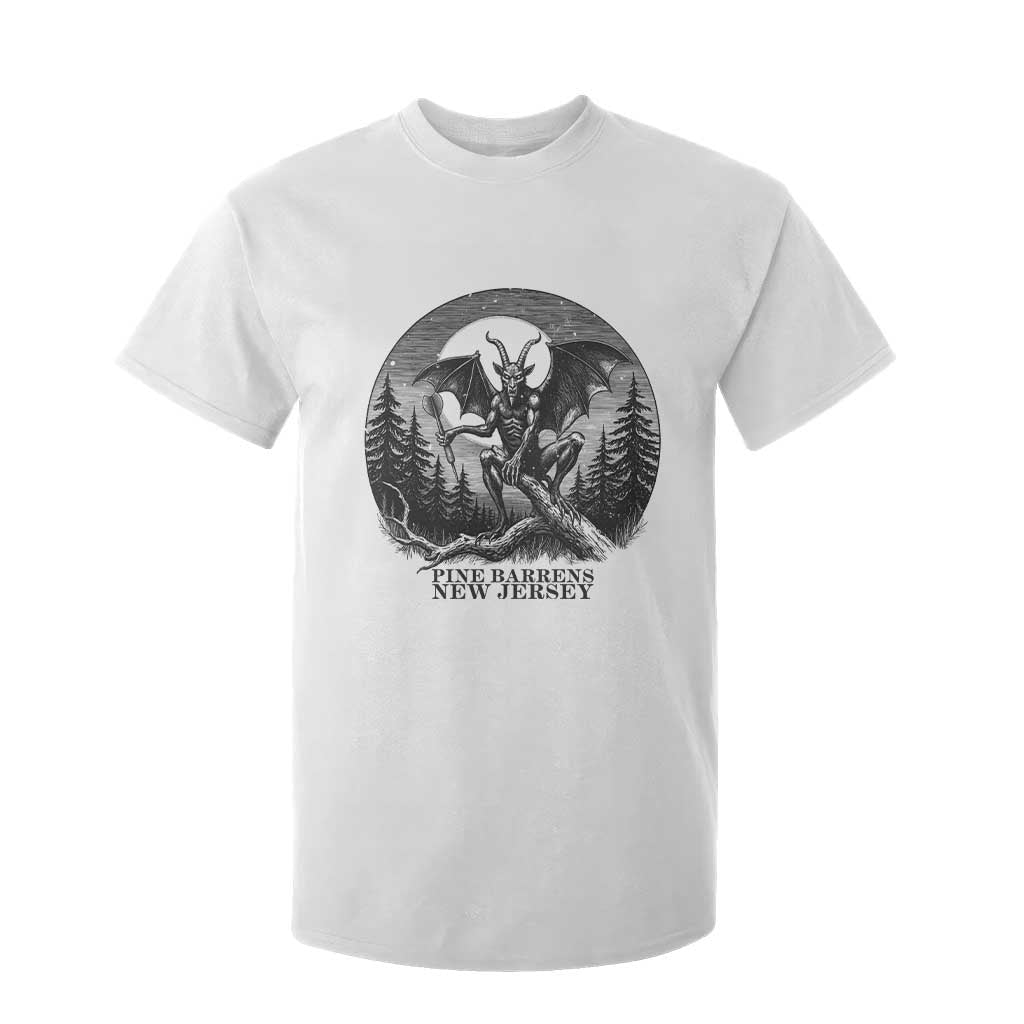 Jersey Devil Playing Dart T Shirt For Kid Gothic Horror Gift Pine Barrens New Jersey TS12 White Print Your Wear
