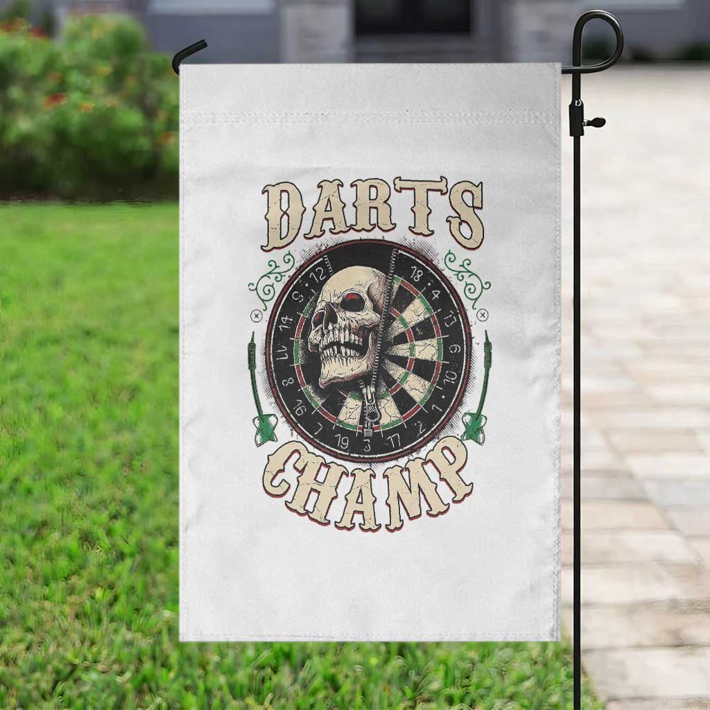 Skull Dartboard Retro Vintage Garden Flag Darts Player Champion Gift TS12 Print Your Wear