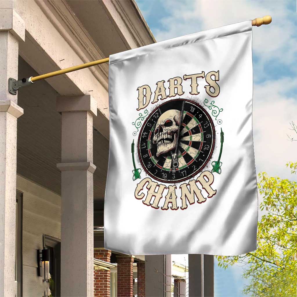 Skull Dartboard Retro Vintage Garden Flag Darts Player Champion Gift TS12 Print Your Wear