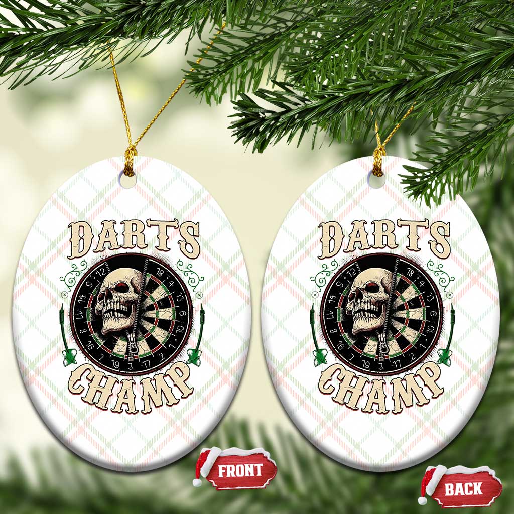 Skull Dartboard Retro Vintage Ceramic Ornament Darts Player Champion Gift TS12 Print Your Wear