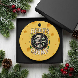 Skull Dartboard Retro Vintage Ceramic Ornament Darts Player Champion Gift TS12 1pc Yellow Cheese Print Your Wear
