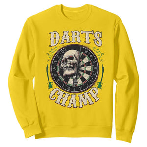 Skull Dartboard Retro Vintage Sweatshirt Darts Player Champion Gift TS12 Daisy Print Your Wear