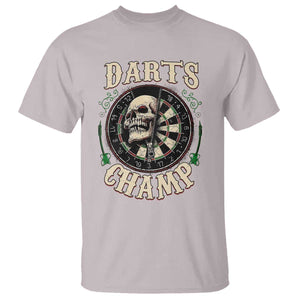 Skull Dartboard Retro Vintage T Shirt Darts Player Champion Gift TS12 Ice Gray Print Your Wear