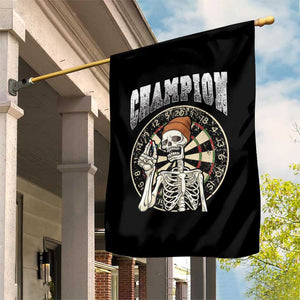 Gothic Skull Dart Master Garden Flag Funny Skeleton Dartboard Champion Gift TS12 Print Your Wear