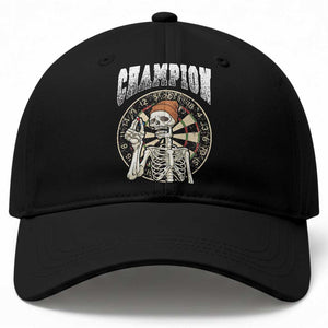 Gothic Skull Dart Master Baseball Cap Funny Skeleton Dartboard Champion Gift TS12 Print Your Wear