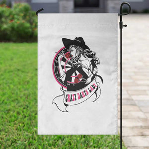 Funny Crazy Darts Lady Garden Flag Coolest Girls Play Darts TS12 Print Your Wear