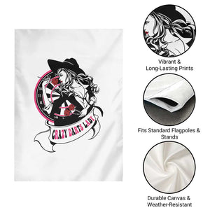 Funny Crazy Darts Lady Garden Flag Coolest Girls Play Darts TS12 Print Your Wear