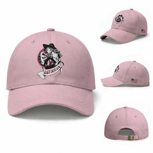 Funny Crazy Darts Lady Baseball Cap Coolest Girls Play Darts TS12 Baseball Cap Universal Fit Light Pink Print Your Wear