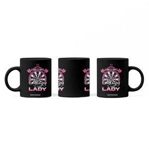 Crazy Darts Lady Coffee Mug Funny Pub Game Gift For Women TS12 Print Your Wear