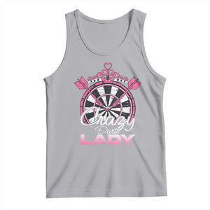 Crazy Darts Lady Tank Top Funny Pub Game Gift For Women TS12 Athletic Heather Print Your Wear