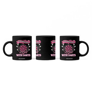 Never Underestimate A Girl Dart Player Gift Idea Coffee Mug TS12 Print Your Wear