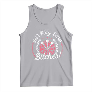 Lets Play Darts Bitches Tank Top Funny Female Dartist Gift TS12 Athletic Heather Print Your Wear