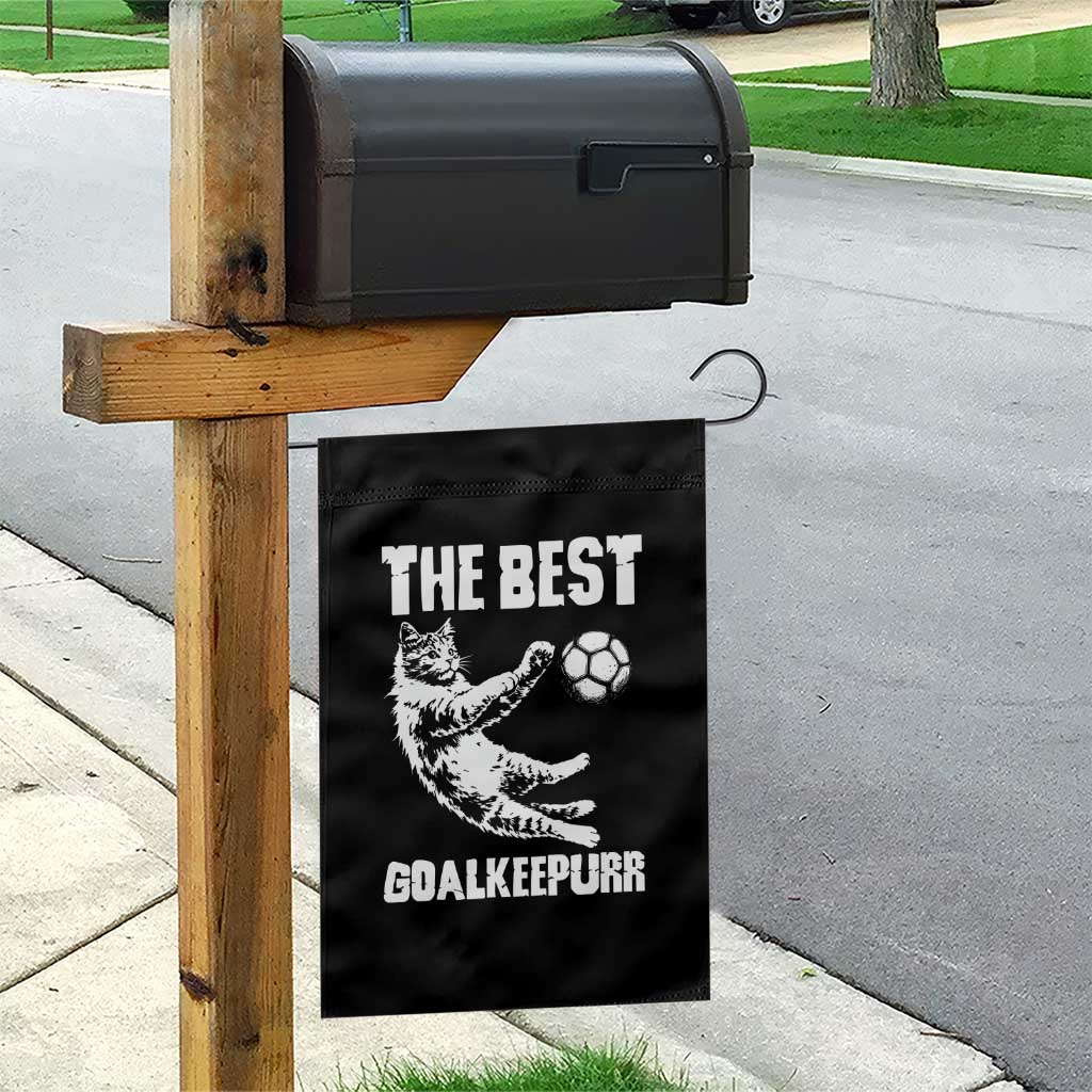 The Best Cat Goalkeeper Garden Flag Soccer Player Gift TS12 Print Your Wear