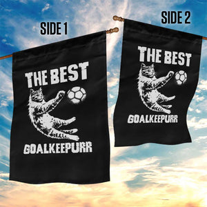 The Best Cat Goalkeeper Garden Flag Soccer Player Gift TS12 Print Your Wear