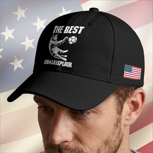 The Best Cat Goalkeeper Baseball Cap Soccer Player Gift TS12 Print Your Wear