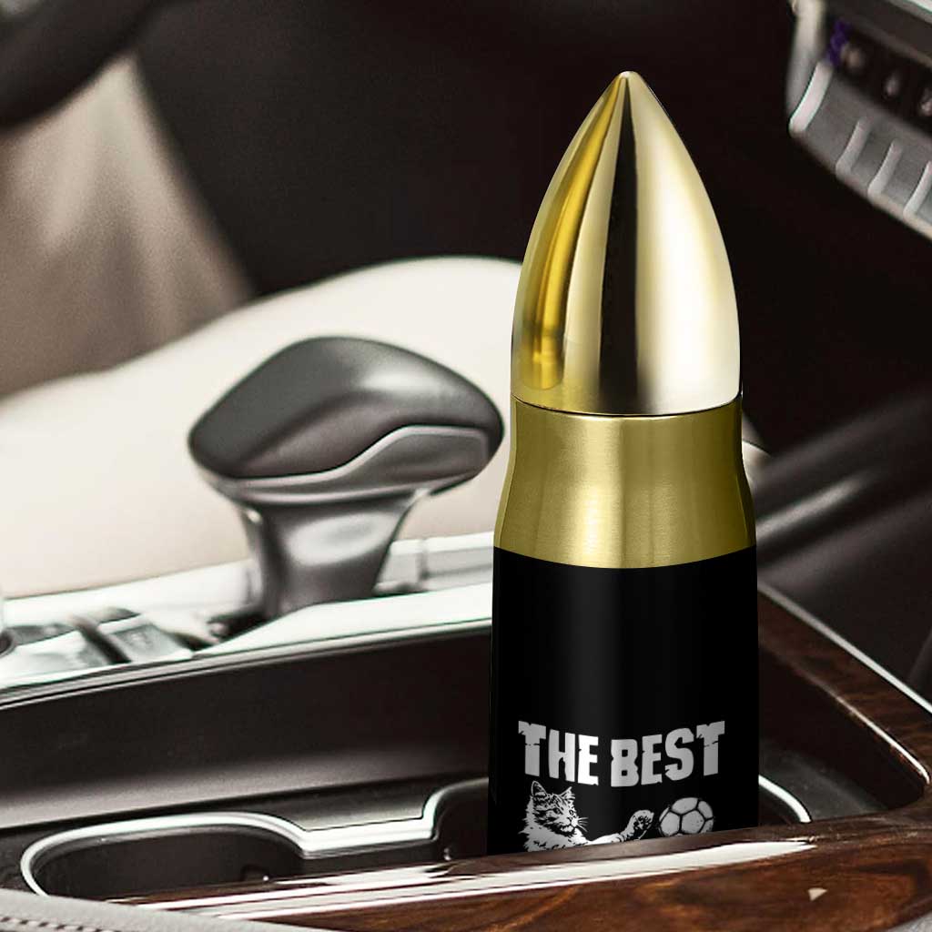 The Best Cat Goalkeeper Bullet Tumbler Soccer Player Gift TS12 Print Your Wear