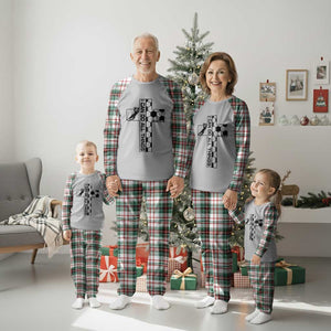 I Can Do All Things Through Soccer Christian Faith Gift Plaid Pajama Set TS12 Christmas Plaid Print Your Wear