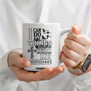 Soccer Christian Gift Coffee Mug I Can Do All Things Through Christ TS12 Print Your Wear