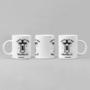 I Can Do All Things Through Christ Coffee Mug Christian Soccer Faith TS12 Print Your Wear