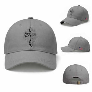 I Can Do All Things Through Christ Baseball Cap Christian Soccer Cross Gift TS12 Baseball Cap Universal Fit Sport Gray Print Your Wear