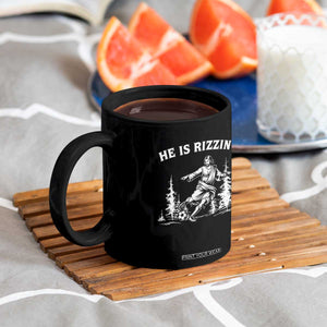 He Is Rizzin Coffee Mug Christian Soccer Funny Gift For Believers TS12 Print Your Wear