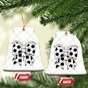 All I Need Is God Faith And Soccer Ceramic Ornament Christian Gift TS12 Print Your Wear