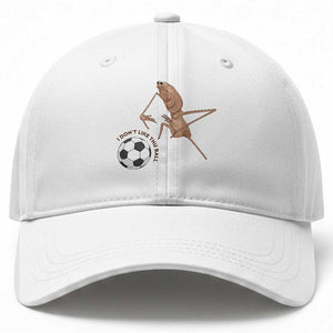 Funny Marcus The Worm Soccer Lover Baseball Cap I Do Not Like This Ball TS12 Print Your Wear