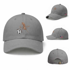 Funny Marcus The Worm Soccer Lover Baseball Cap I Do Not Like This Ball TS12 Baseball Cap Universal Fit Sport Gray Print Your Wear