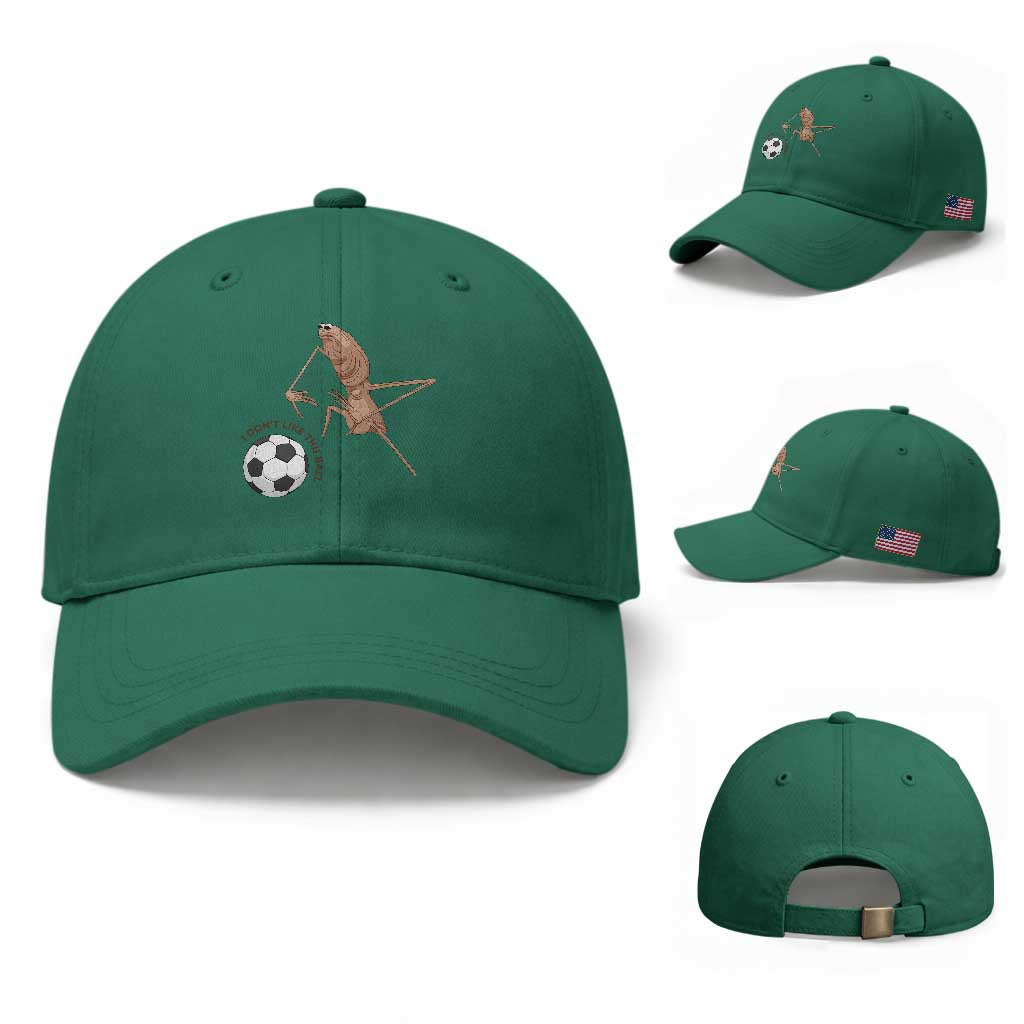 Funny Marcus The Worm Soccer Lover Baseball Cap I Do Not Like This Ball TS12 Baseball Cap Universal Fit Irish Green Print Your Wear