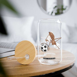 Funny Marcus The Worm Soccer Lover Glass Can I Do Not Like This Ball TS12 Print Your Wear