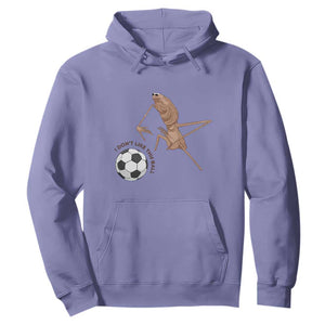Funny Marcus The Worm Soccer Lover Hoodie I Do Not Like This Ball TS12 Violet Print Your Wear