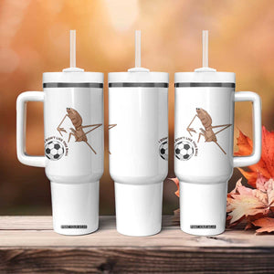 Funny Marcus The Worm Soccer Lover Tumbler With Handle I Do Not Like This Ball TS12 Print Your Wear